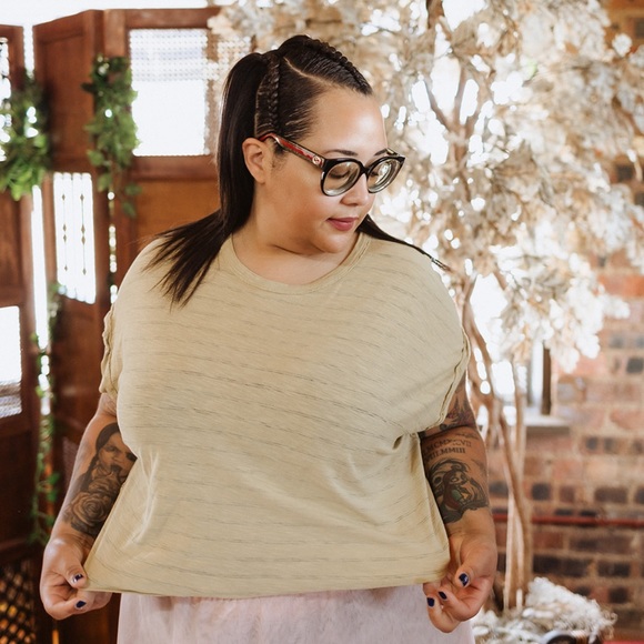 Free People Tops - Yellow We the Free / Free People You Rock Stripe Tee 💛